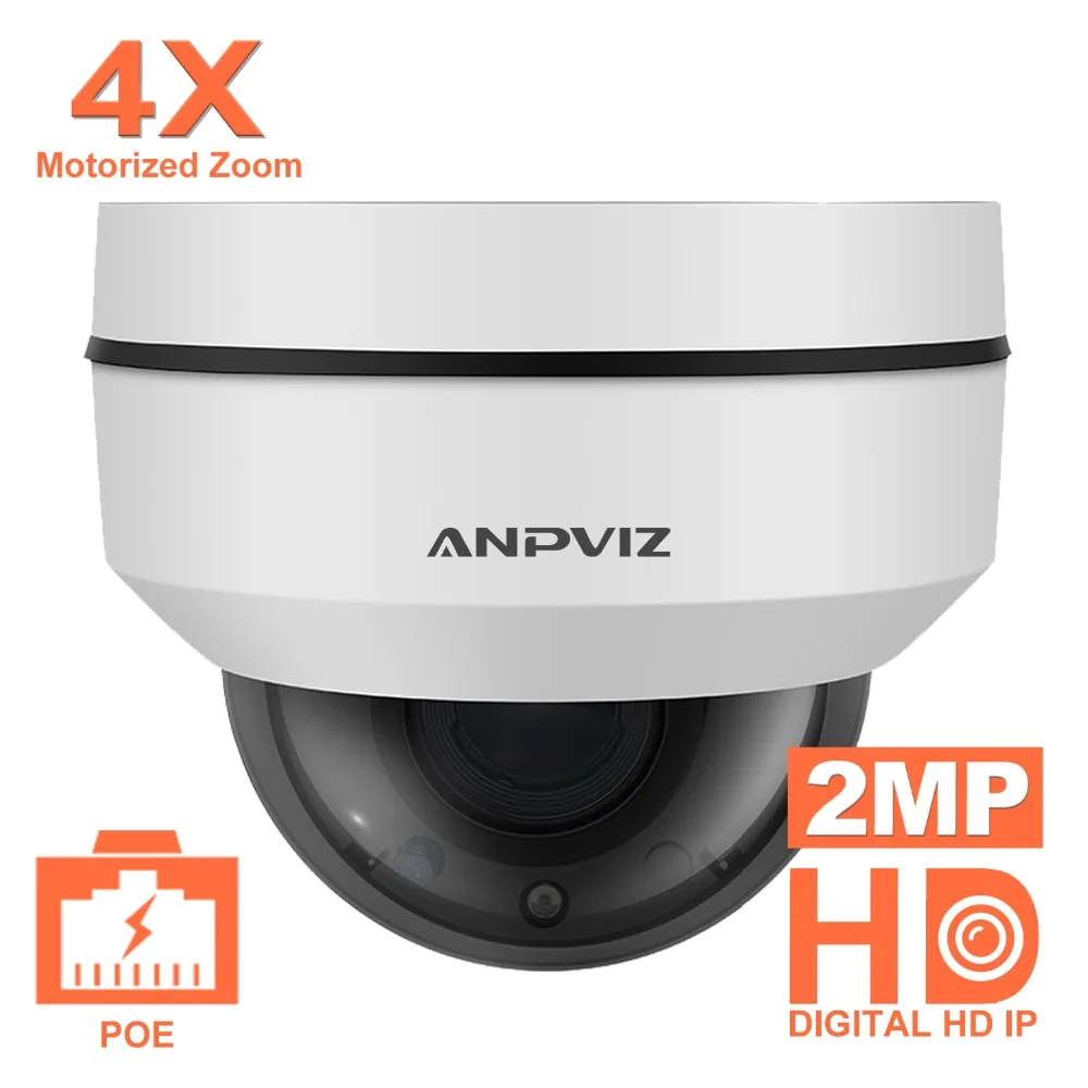 

Anpviz 1080P 960P Wireless PTZ IP Camera CCTV Onvif 2.5 Inch Outdoor WiFi 2.8-12mm Motorized 4X Zoom Surveillance IP Cameras