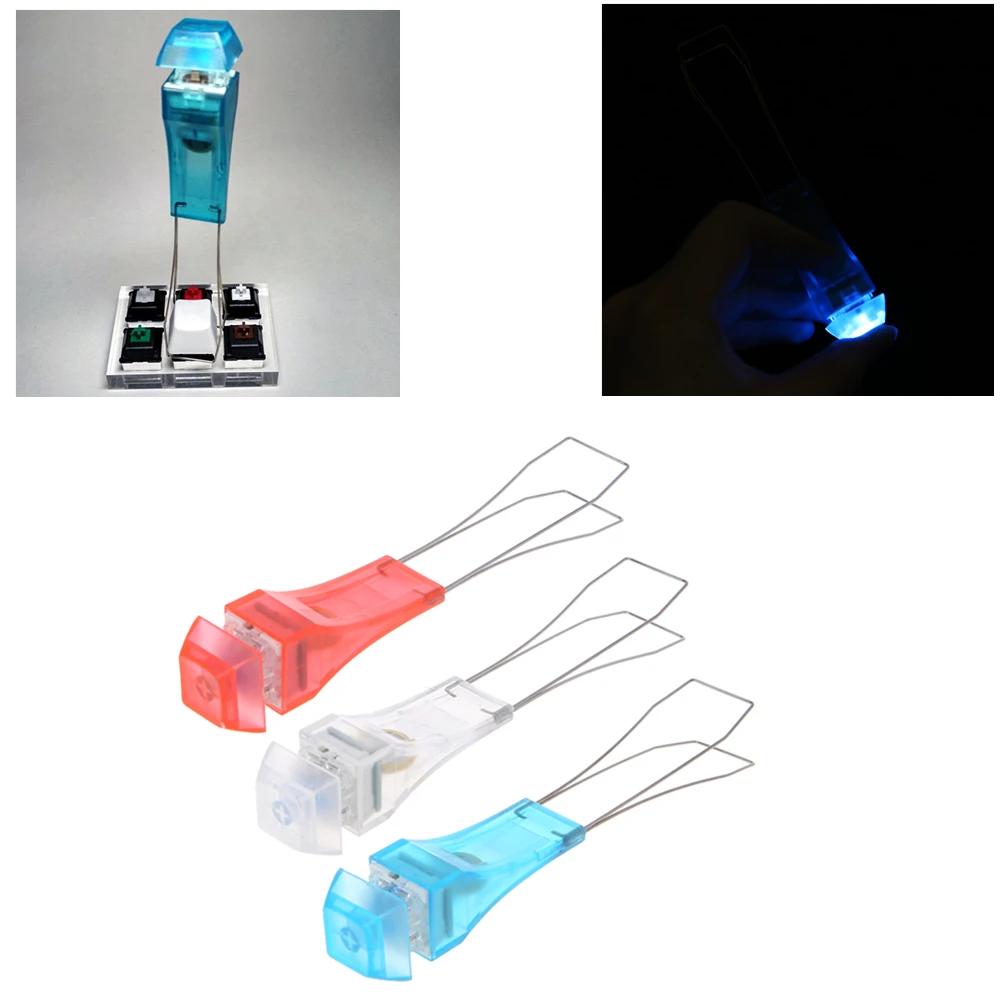 Mechanical Keyboard Keycap Puller For Keyboard Cleaning Tool Multi-function Key Cap Remover Fixing Tool 3-Color C26