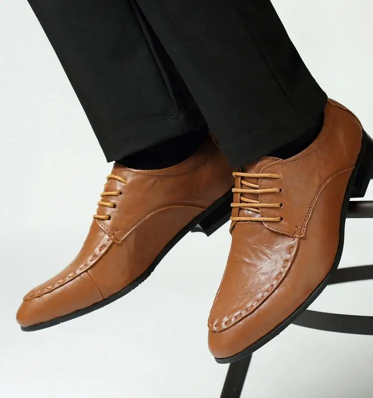 Плюс: 35-48 49 50 высокое качество мужской shoesComfortable zapatos hombre Для мужчин красавец владеет обувь платье/Свадебные мужская деловая обувь