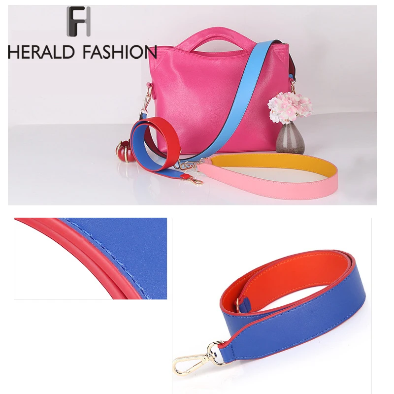 Herald Fashion качественные кожаные аксессуары для сумок ремешок винтажные широкие