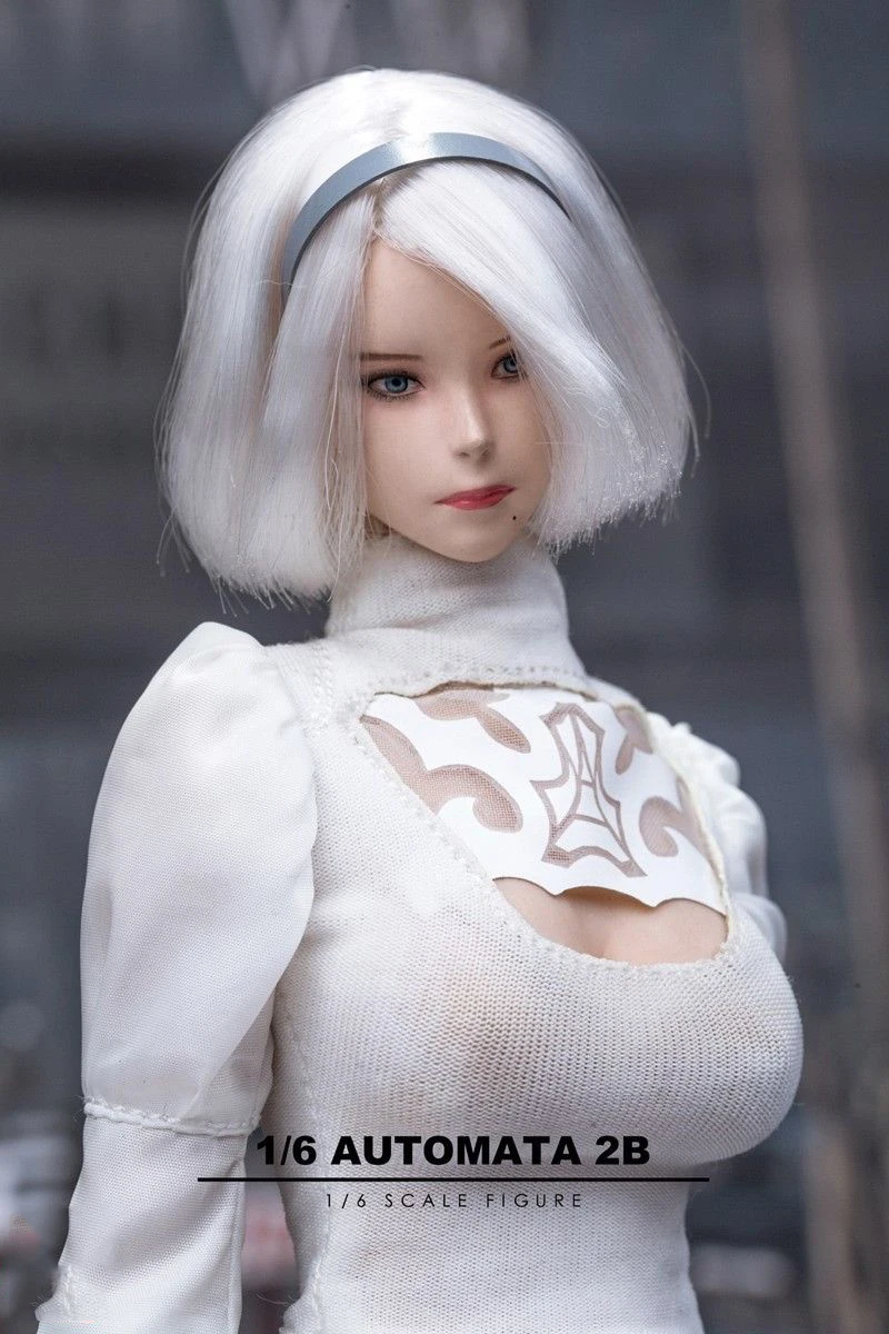 1/6 НИР: автоматы YoRHa No.2 Тип B Женский манекен головы и одежда оружие аксессуары для