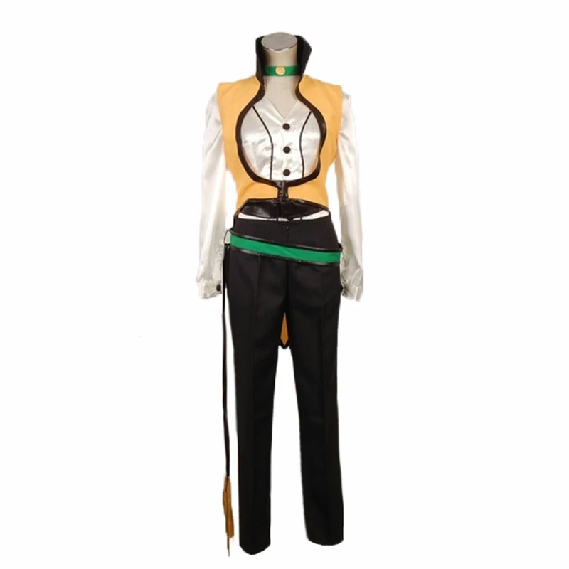 

Tales Of The Abyss Guy Cecil Cosplay Costume with gloves and shoe covers 11
