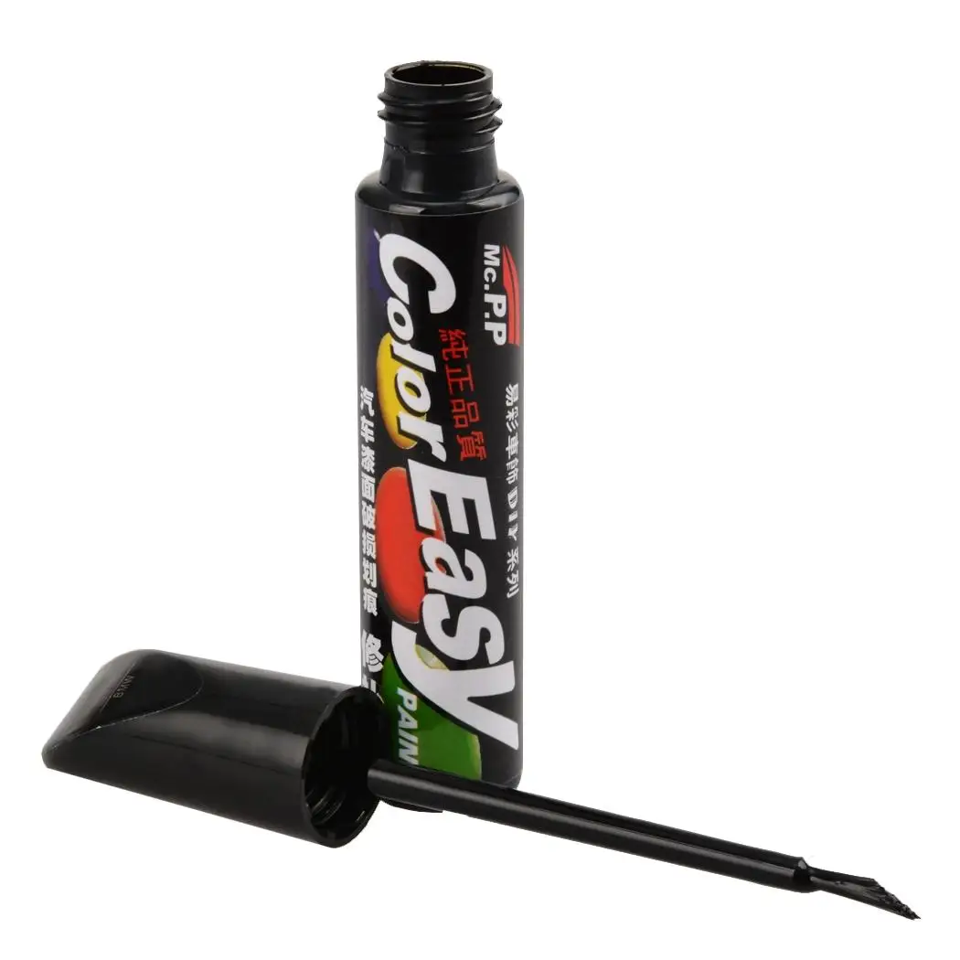 1 шт Металл Черный Авто покрытие краска ручка подправить царапинам Чистый Ремонт удалитель инструмент для удаления-металлик черный