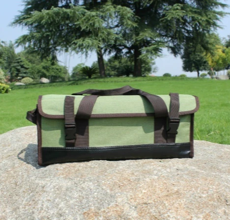 Портативная многоцветная походная многофункциональная сумка для хранения пикника с национальным узором Корзина для пикника 43*17*17 см