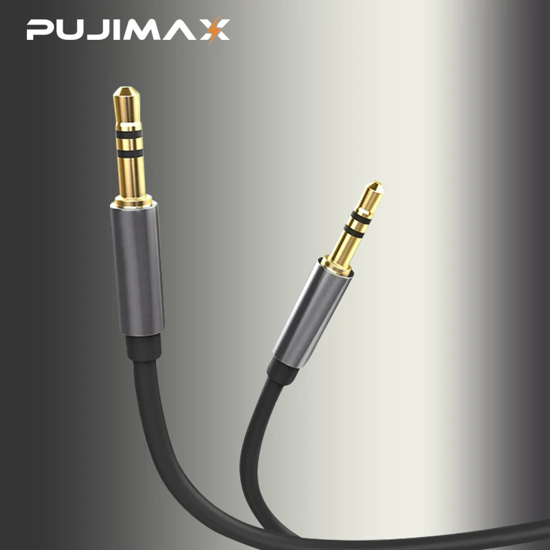 

PUJIMAX 3.5mm Aux Cable Male to Male Audio Cable Line for iPhone Samsung galaxy s8 Car Headphone Xiaomi redmi 4x Audio Jack