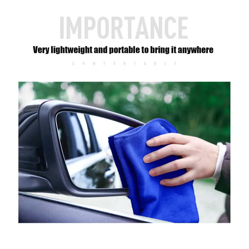 Buy 1pc 30*70CM Super Absorbent Car Wash Towel Soft