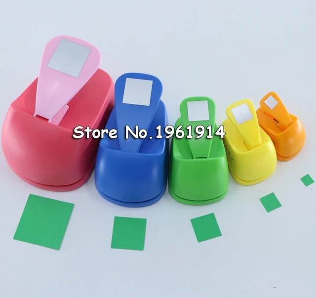 1 inch Rectangle shape EVA foam punch hole punch for greeting card handmade  paper scrapbooking craft punch machine 20mmx11mm
