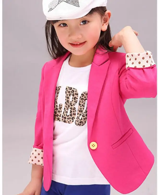 Baby Girls Spring Autumn Jackets Outerwear Coats For 2 6Years Children