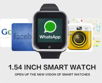 

Celiadwn GW05 Smart Watch Phone Android 4.4 Smartwatch MTK 6572 Support Sim card Bluetooth 3G GPS WIFI Camera 1.54 inch Clock