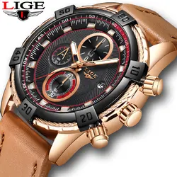 2019 LIGE мужские s часы лучший бренд класса люкс модные спортивные водонепроницаемые часы мужские повседневные кожаные армейские военные
