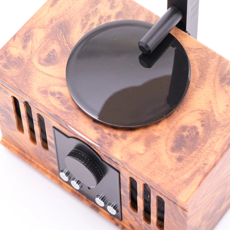 Retro sem Fio Áudio do Disco de u Design Bluetooth Speaker Telefone Celular Conectado Fonógrafo Music Player Cartão tf Disco Usb Alto-falantes 14 Automóveis e motos