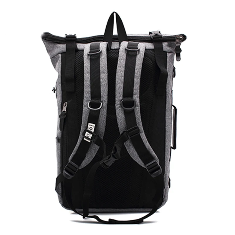 Ozuko New Multi-functional Casual hombres mochilas viaje Mochila bolso de hombro creativo masculino impermeable Laptop Mochila escolar