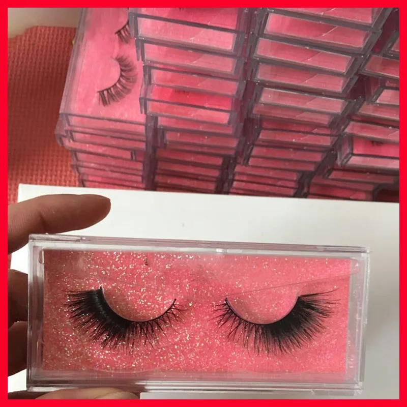 box lash mink packaging eyelashes glitter false paper 3d arrival customized