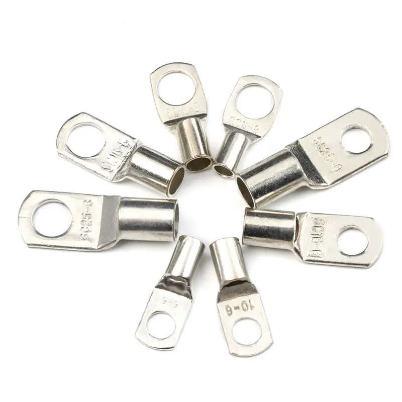 Lug Wire Eye Conectores, Bare 60 Terminais,