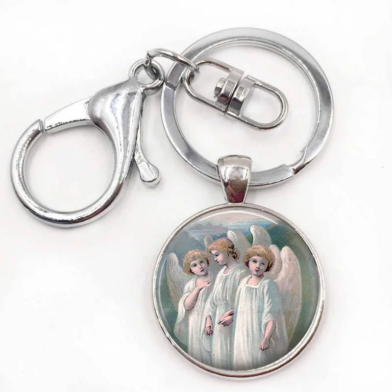 10silver keychain.