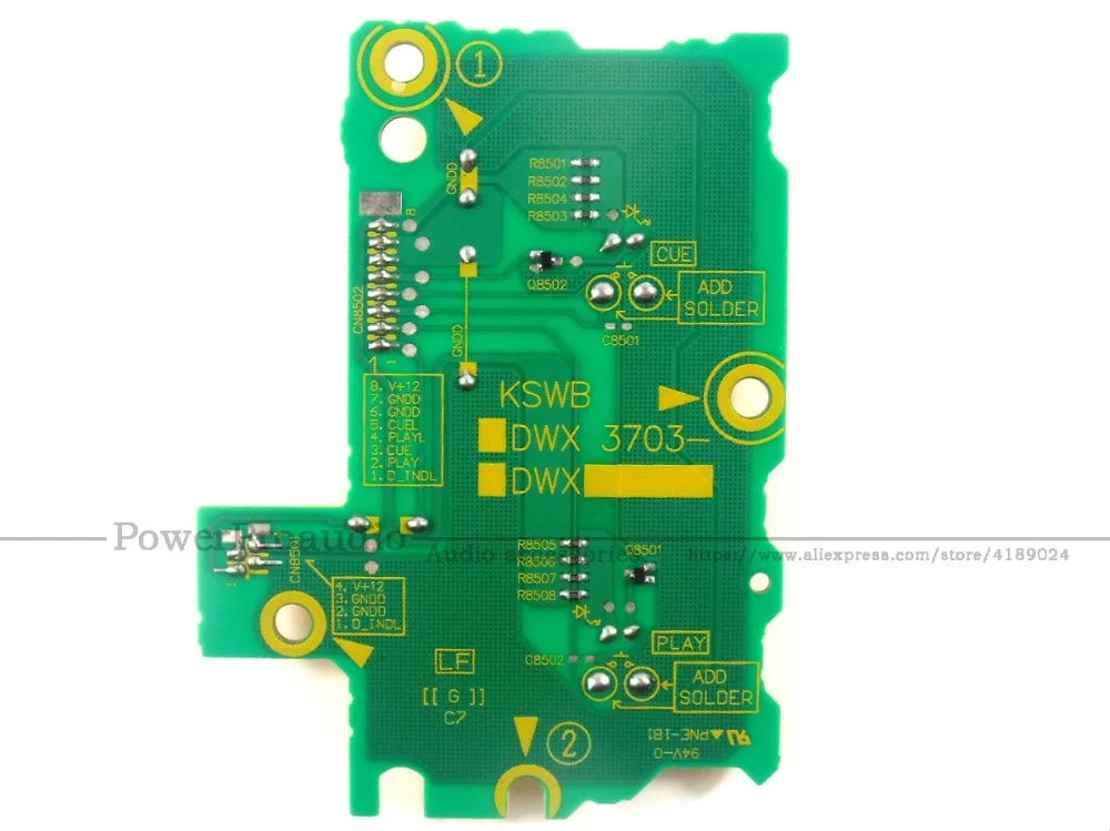 2x DWX3703 Play Cue PCB Control KSWB Assy for