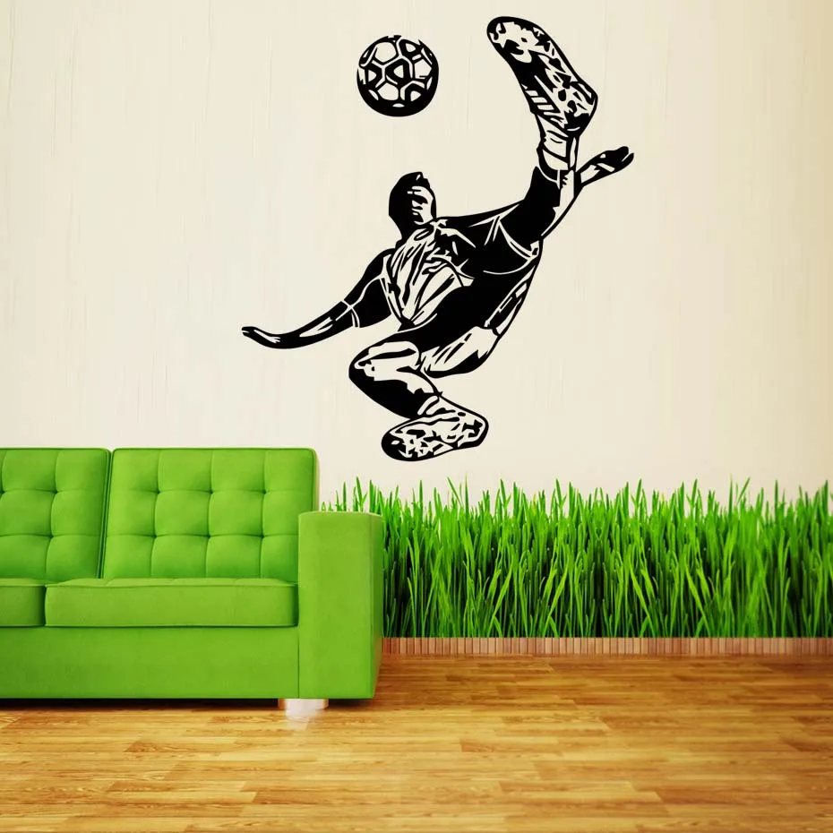 Stickers Muraux Football Interesting Wall Vinyl Decal Boy Room Name Stickers Muraux Football Interesting Wall Vinyl Decal Boy Room Name