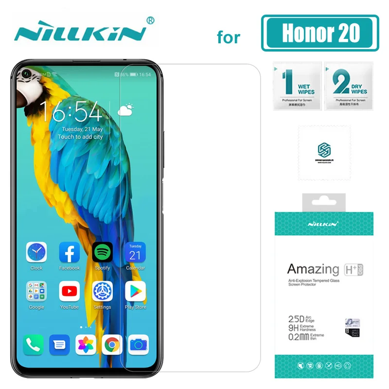 Для huawei Honor 20 Pro 10 V30 стекло Nillkin H+ PRO 2.5D Закаленное стекло для защиты экрана для huawei Honor 20 10 V30 Pro HD Стекло