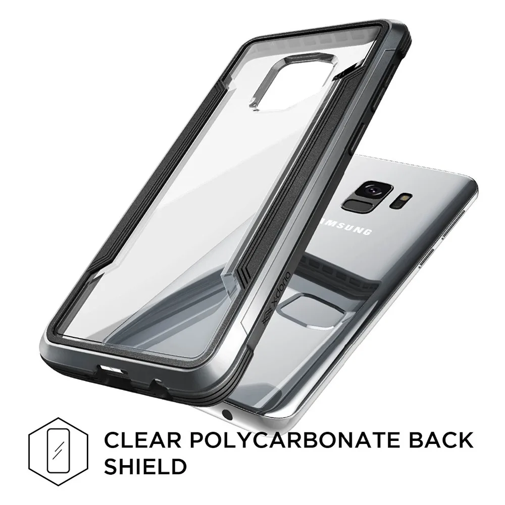 X-Doria Defense Shield чехол для телефона для samsung Galaxy S9 Plus военный класс падение протестированный защитный чехол для S9 Алюминиевый Чехол