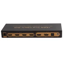 6×2 HDMI матрица PIP 1,4 В в К 4 к * 2 к 3D Аудио EDID/ARC/аудио экстрактор 5.1CH переключатель сплиттер 6 вход 2 Выход конвертер для HDTV 06M1