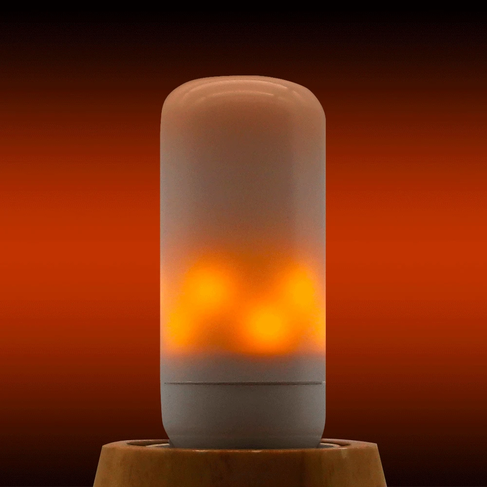 E27 Led 3W Flame Bulb 85-265V LED Flame Effect Fire Light Bulbs E27 Flickering Emulation Light Home Decoration Creative LED Lamp