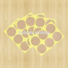 200 шт Чистая крафт-бумага стикер этикетка поделка круглой формы художественные этикетки стикер 3 см