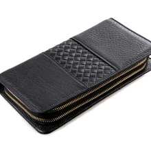 8070A мужской кошелек из натуральной кожи клатчи, кошельки для мужчин черный кошелек мужской бумажник для монет