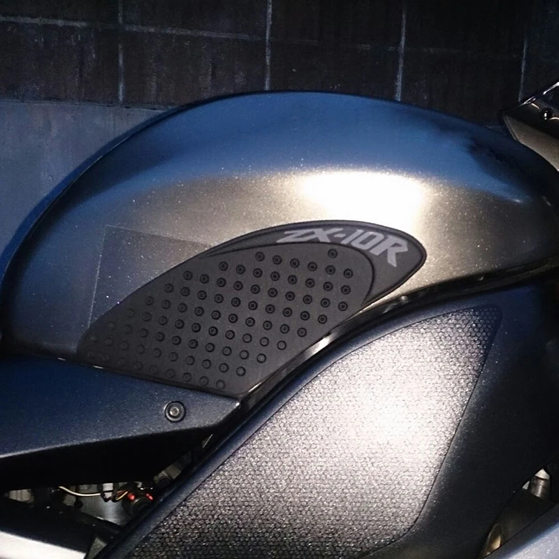 MTImport 2006 2007 ZX-10R ZX10R Anti slip Tank Pad Side Gas Knee Grip Traction Pad Sticker Decals For Kawasaki ZX-10R 2006 2007 (4)
