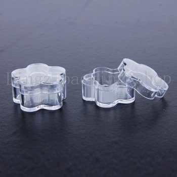 

5g X 100 clear cosmetic cream jar,sample cream bottles containers,transparent plastic jars pot for nail art , PS jar tin