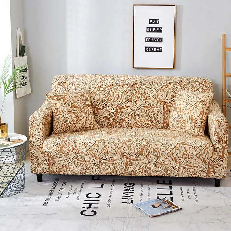 Все включено диван-кровать европейского печать анти-грязный чехол для секционного дивана угловой чехлов capa de диван 1/2/3/4-seater