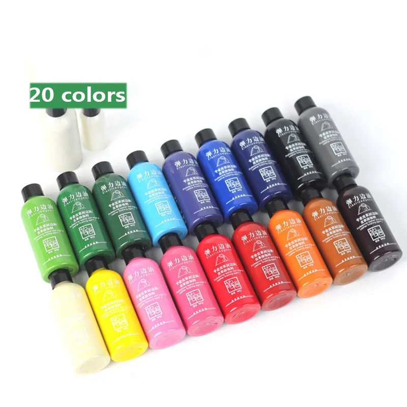 

20 colors 30ml colorful paint Leather edge oil edge dye Highlight edge oil