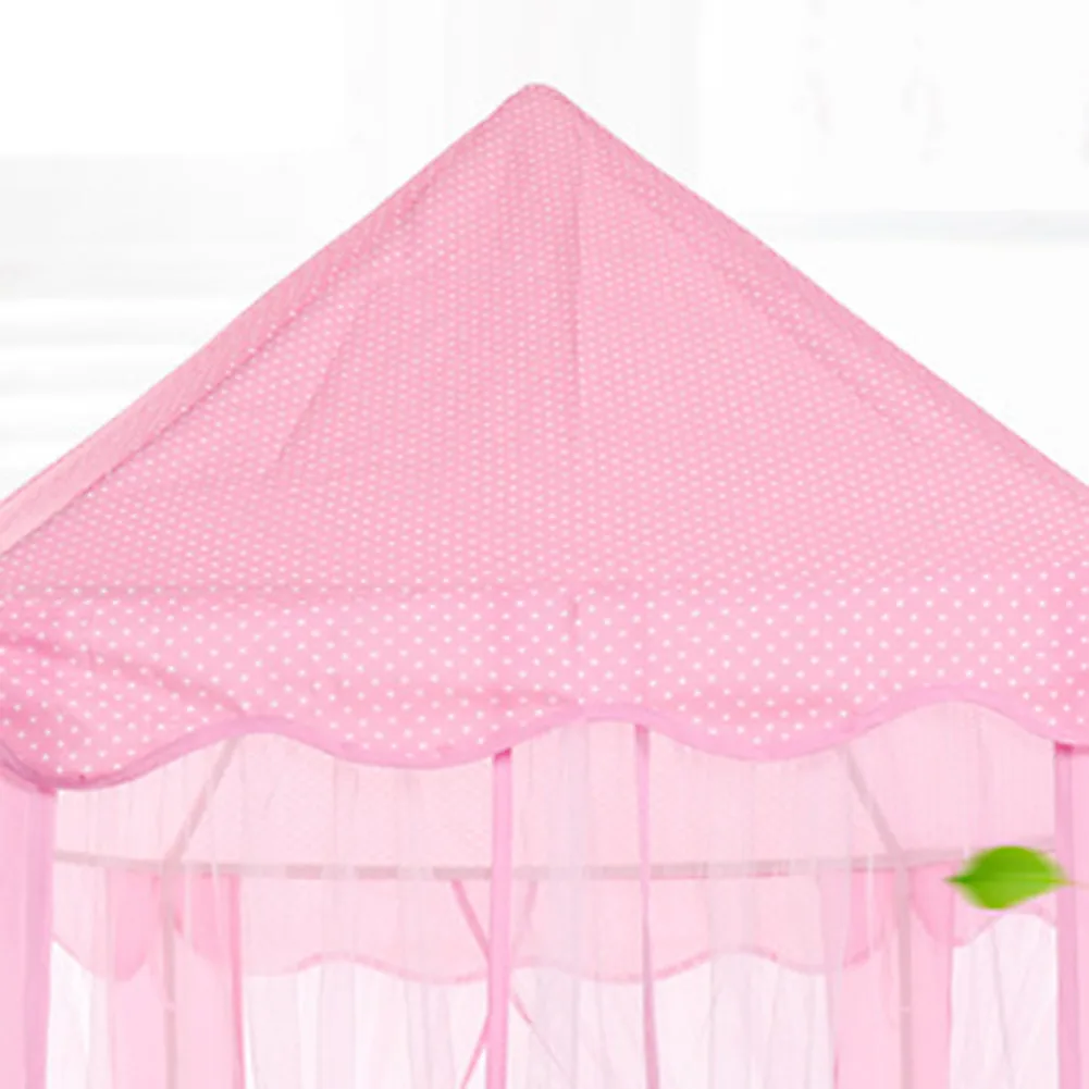 Для маленьких девочек открытый пляж кровать игровой дом под тентом вигвама мечта шестиугольник палатки принцессы туннель игрушка для дома игры Кабби для детей