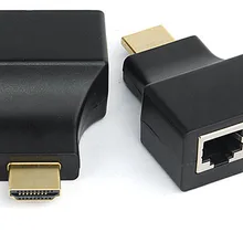 10 пар в комплекте; HDMI к RJ45 двойной Порты Extender Over Cat5e/Cat6 кабели 1080 p конвертер сетевой кабель для HDTV HDPC PS3 STB
