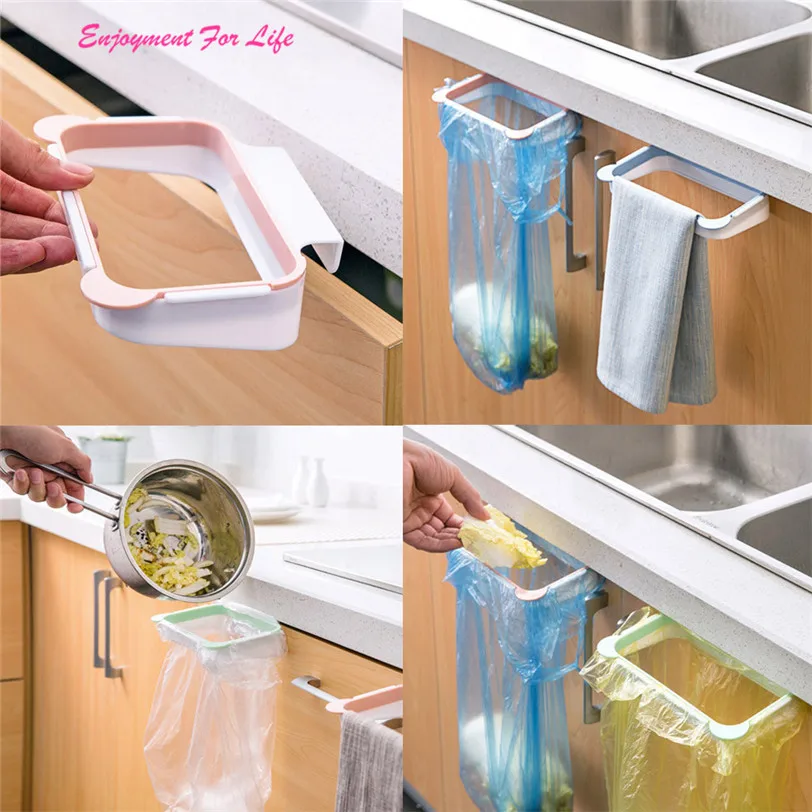 

Hanging Kitchen Cupboard Cabinet Tailgate New Arrival Wholesale Stand Storage Garbage Bags Rack Free Shipping Rack Dec 7