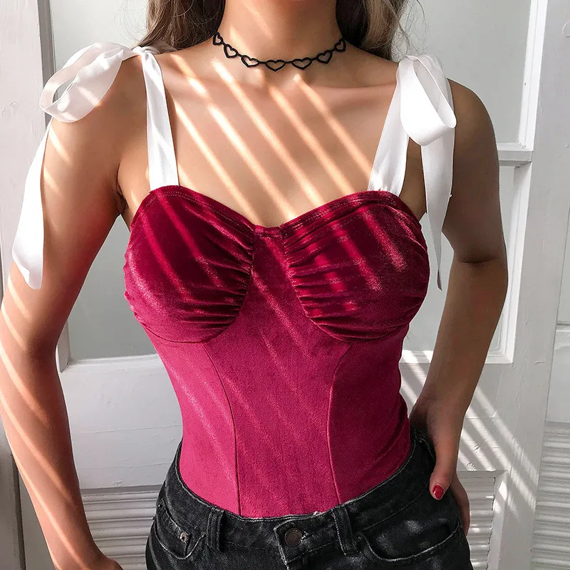 velvet bodysuit women0