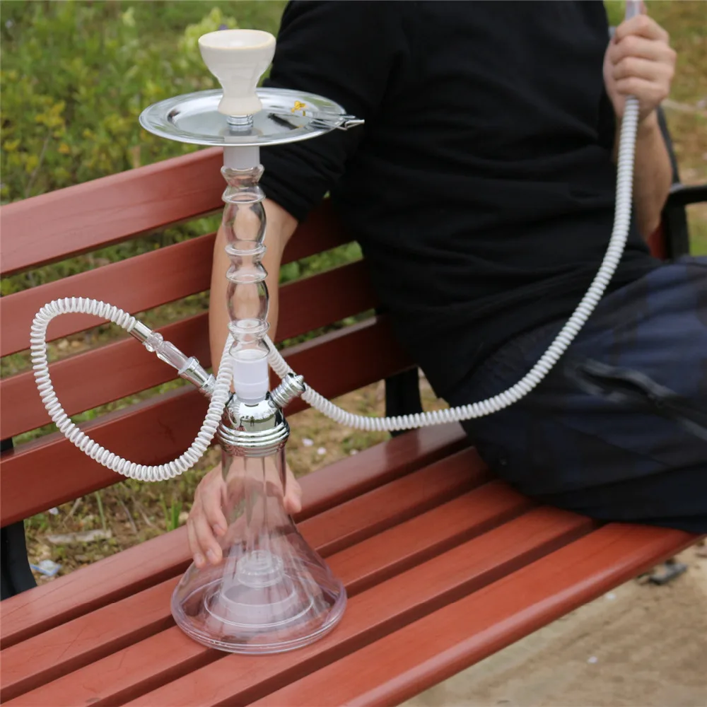 Narguile Long Pipes Hose Hookah Led Big Shisha Smoke Shisha Suitin