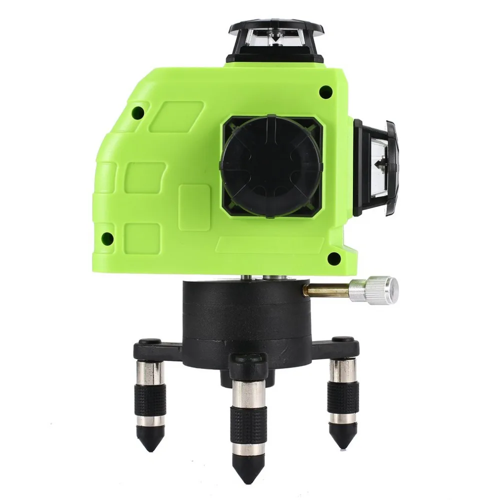 12-line green level 3D laser wall meter waterproof drop-proof dustproof automatic line high-precision | Инструменты
