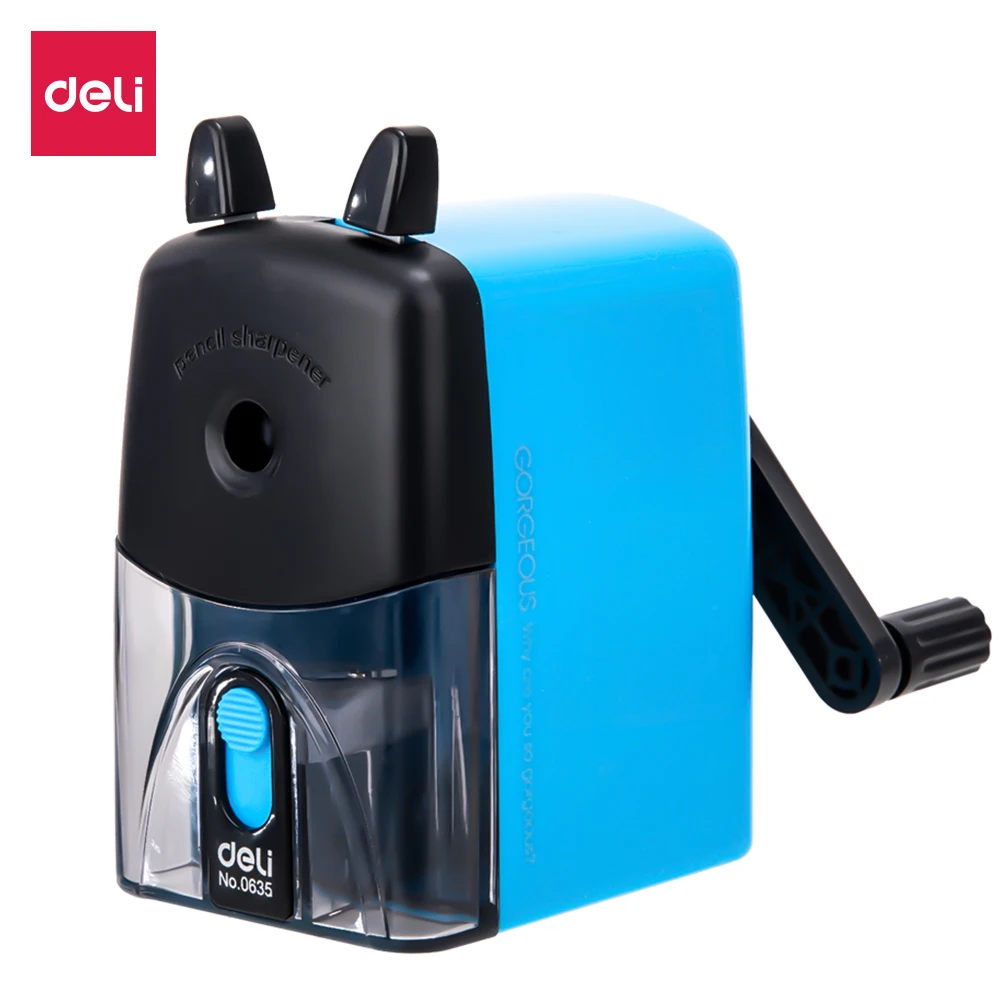 

DELI E0635 Rotary pencil sharpener pencil cutter with mini sharpener sharpener knife smooth sharpening office school accessories