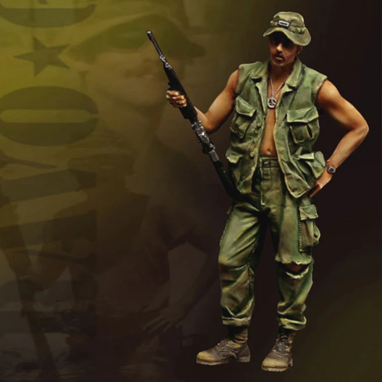 1/35 шкала Неокрашенная фигурка из смолы для коллекции Boonie Rat|Наборы сборки