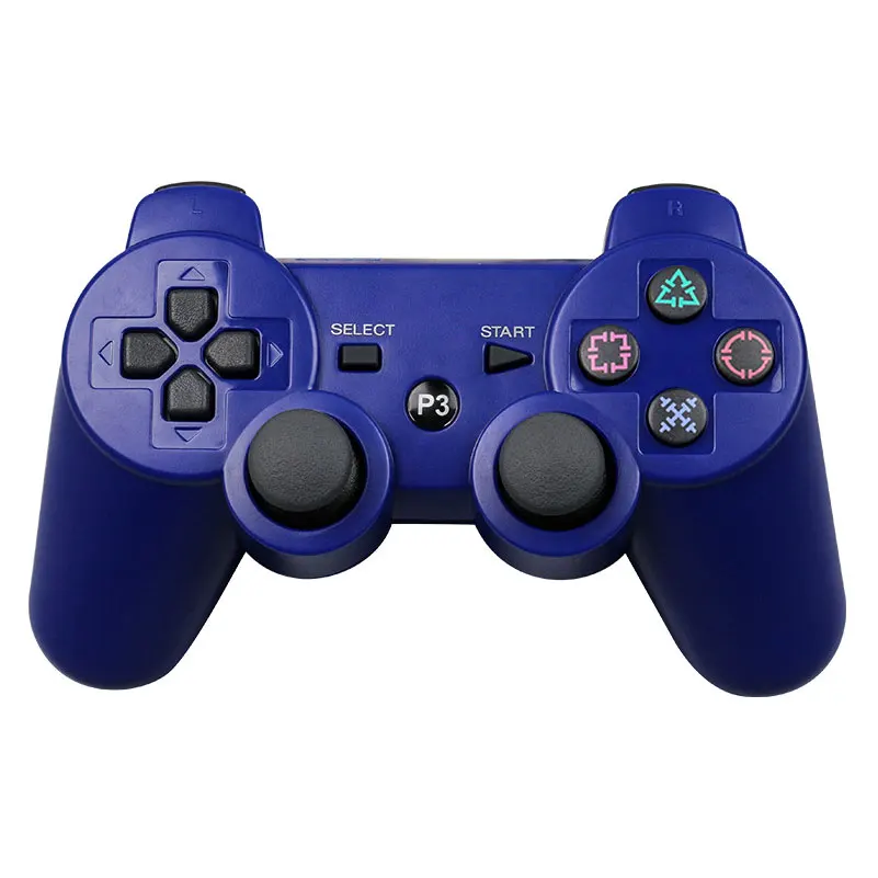 Для sony PS3 контроллер 2,4 ГГц Dualshock Bluetooth геймпад джойстик Беспроводная консоль для sony Playstation 3 SIXAXIS контроллер - Цвет: Синий