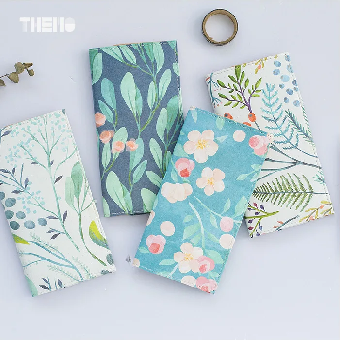 

Japanese Hobinichi Style Soft PU Notebook Creative Flowers Travel Journal Notepad Planner Diary Book School Office Supplies