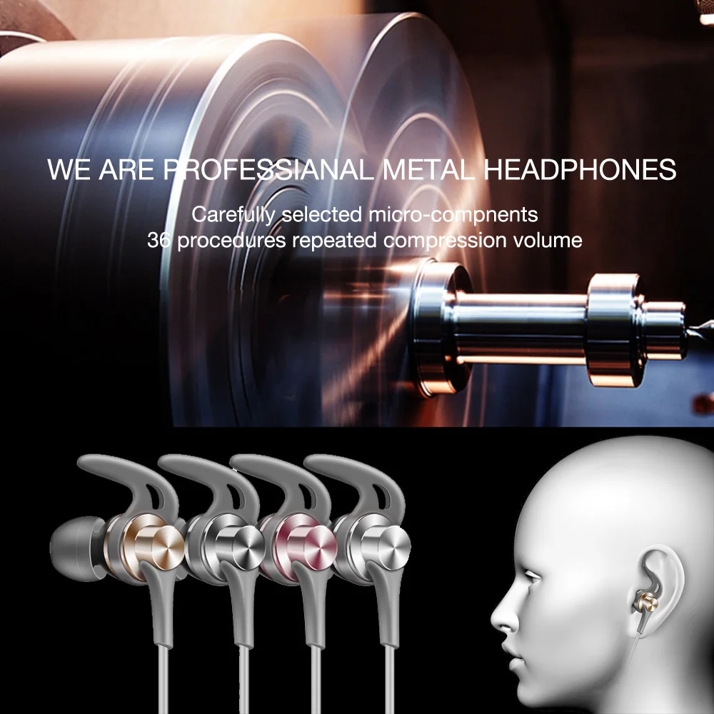 DUSZAKE Q1 стерео бас наушники для Xiaomi наушники для телефона в уши проводные наушники для телефона металлические наушники микрофон для samsung