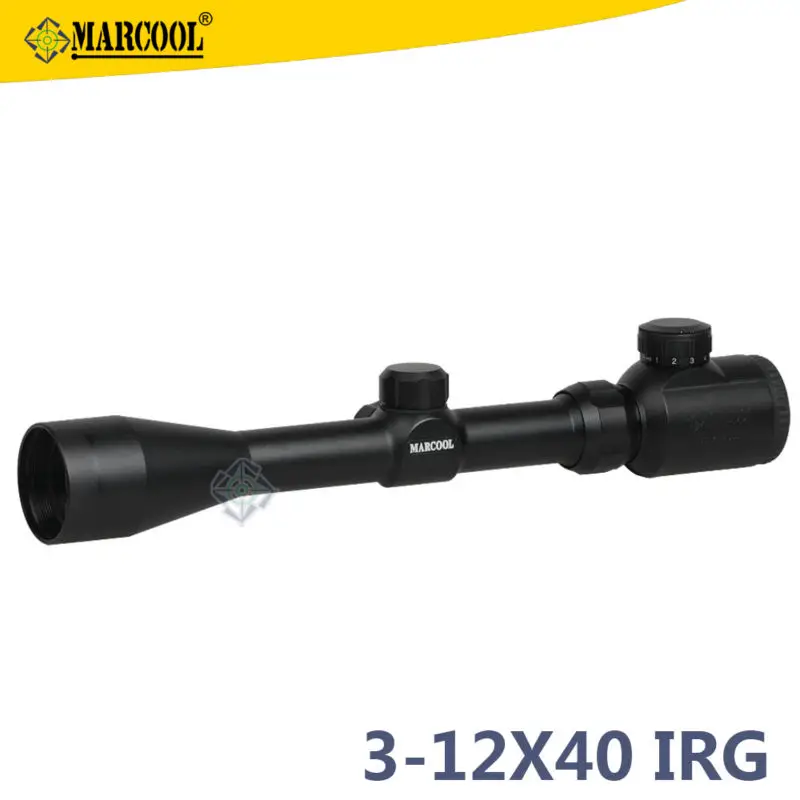HY1092 MARCOOL 3-12X40 IRG Riflscope with Plex red dot -F
