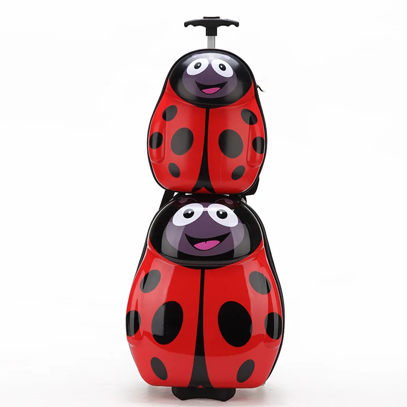 Child Cartoon Trolley font b Luggage b font Travel Bag Backpack font b Luggage b font