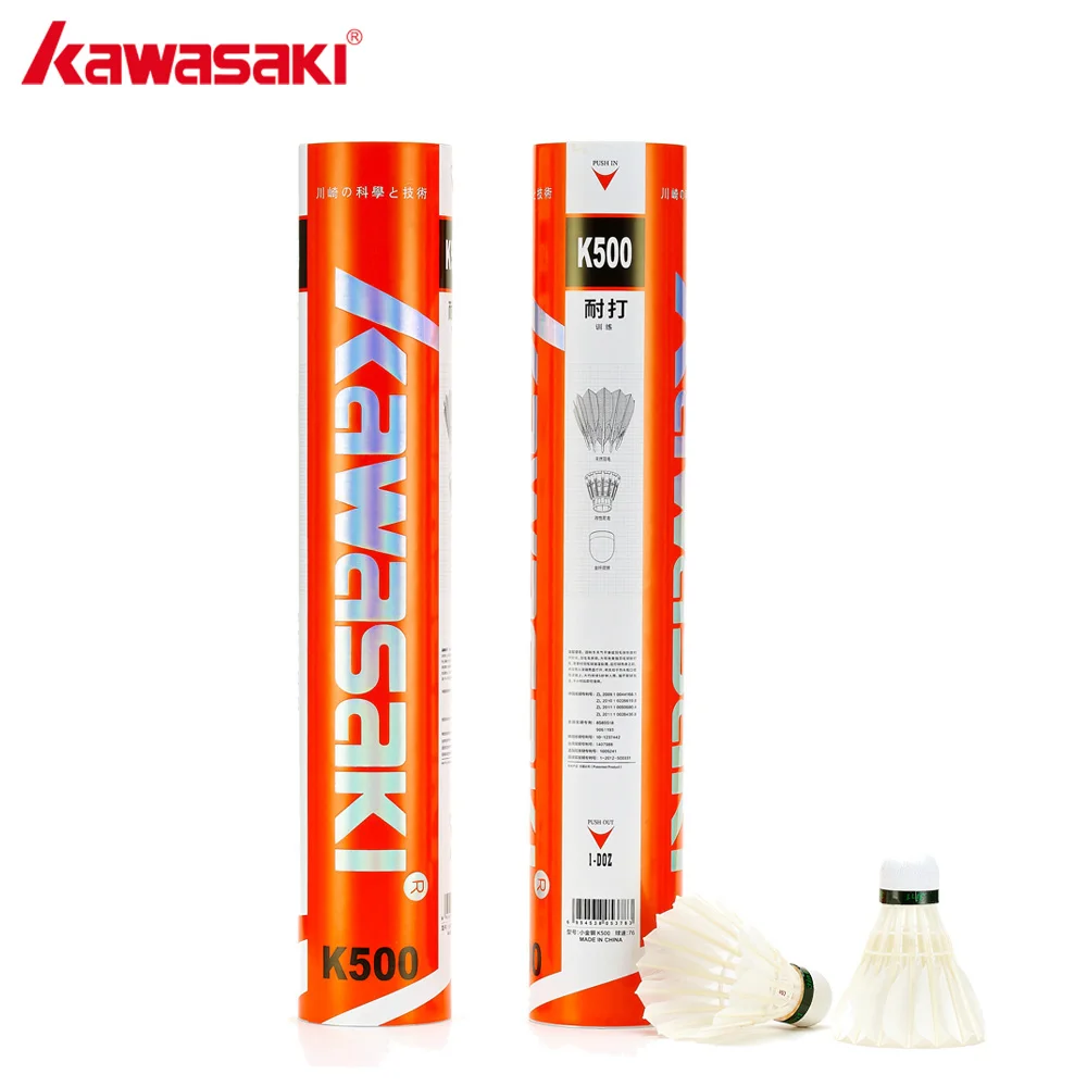 12 unids/lote Kawasaki King Kong 500 bádminton pluma de ganso bádminton velocidad 77 Durable bádminton Bola de ejercicio de entrenamiento. 12 unids/lote Kawasaki King Kong 500 bádminton pluma de ganso bádminton velocidad 77 Durable bádminton Bola de ejercicio de entrenamiento.