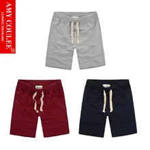 Серый темно-синий винный 3 в 1 комплект шорты сплошной цвет Классический хлопок стильный высококачественный дышащий Повседневный чистый мужской женский стиль крутой