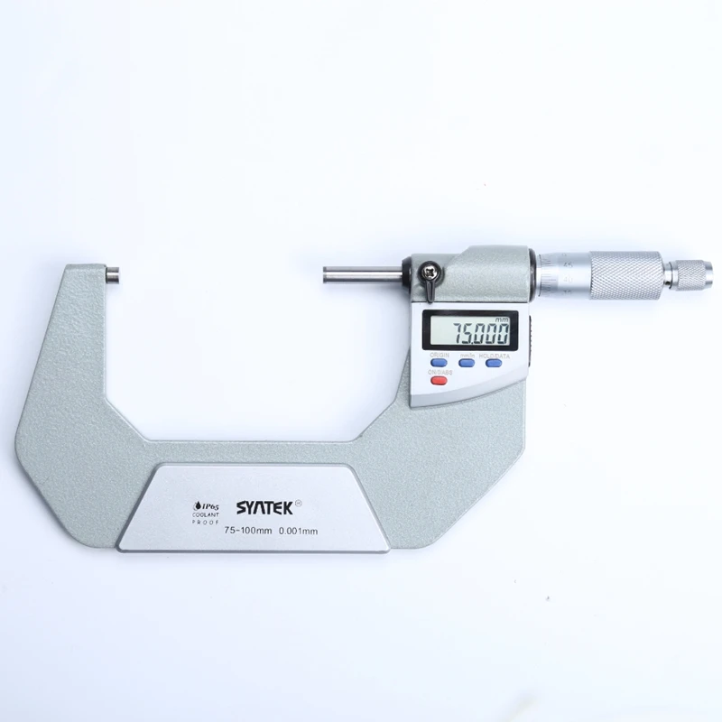 

75-100mm 0.001mm IP65 Electrical Micrometer 50-75mm Portable Digital Micrometers Caliper Thickness Gauge Meter Micrometro Tools