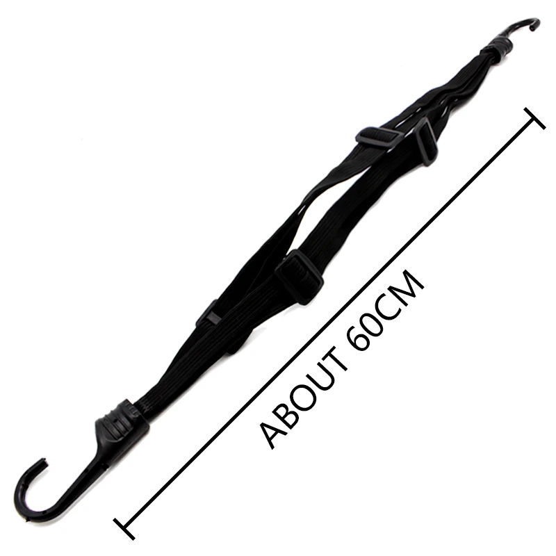 Arcade Universal Black Motorcycle Luggage Net Rope Motocross Helmet Net Holder Luggage Rope Elastic Cargo Net Hooks Bandage