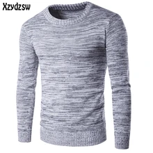 Высококачественный Повседневный свитер мужские свитера брендовые Зимние трикотажные Трикотажные трикотажные свитеры с длинными рукавами и круглым вырезом для мужчин m-xxl
