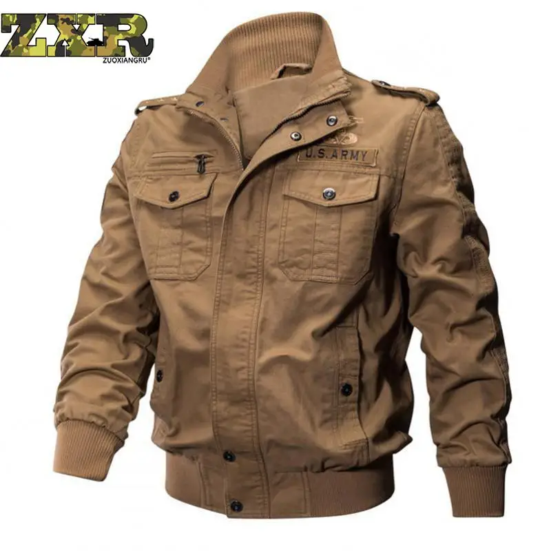 Man Winter Military Bomber Many Pocket Outdoor Sports Jacket for Man Army Tactical Jackets Autumn Waterproof Windbreakers Field